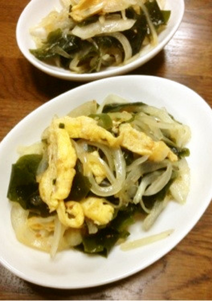 卵焼きと玉ねぎ☆胡麻酢和え-レシピのメイン写真