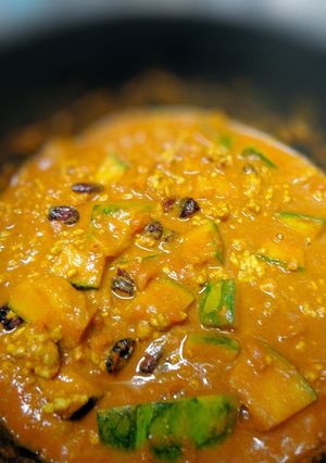 クランベリーとかぼちゃの和風カレー-レシピのメイン写真
