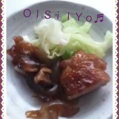 A picture of お弁当に！豚肉の照り焼き.
