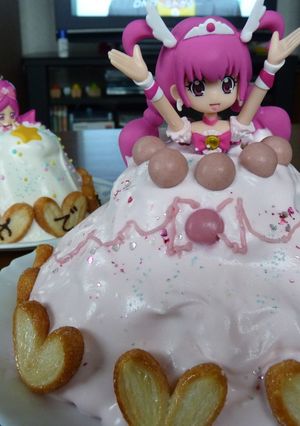 スマイルプリキュア♡バースデーケーキ♡-レシピのメイン写真