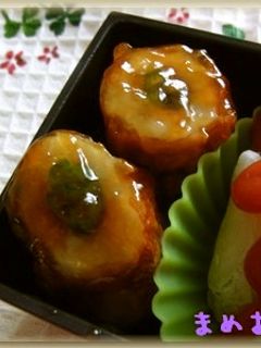 ✤お弁当✤冷凍いんげんとちくわの照り焼き-レシピのメイン写真