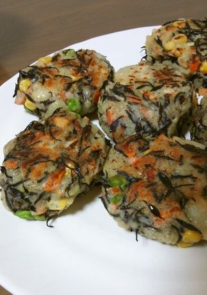 ひじきとじゃがいもの焼きまんじゅう-レシピのメイン写真