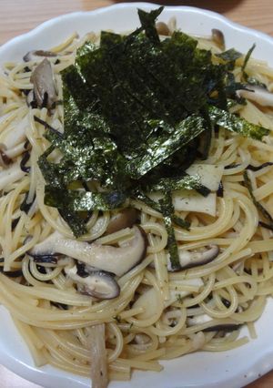 キノコとふじっ子の節約パスタ-レシピのメイン写真