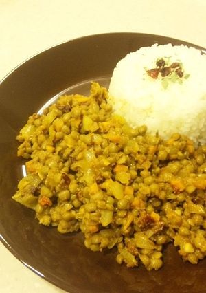 レンズ豆とドライトマトのカレー-レシピのメイン写真