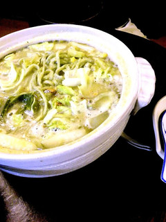 ひよこ豆とアーモンドの呉汁煮込みうどん-レシピのメイン写真