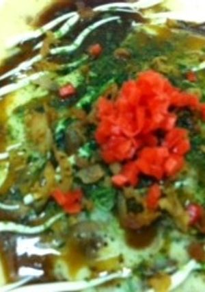 豚肉かすもどきの米粉ねぎ焼-レシピのメイン写真