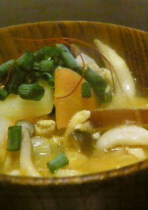 秋の収穫野菜で豚汁作ろう！-レシピのメイン写真
