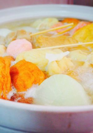 白だしで作る♪あつあつ土鍋おでん-レシピのメイン写真