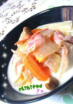 ♡ホカホカ♡白菜のミルク煮-レシピのメイン写真