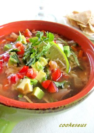 メキシカンチキンスープ-レシピのメイン写真