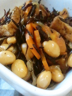 炊飯器deひじきの煮物♫-レシピのメイン写真