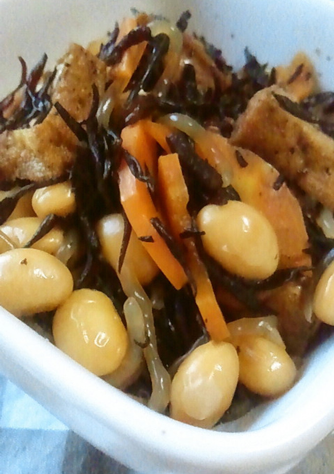炊飯器deひじきの煮物♫-レシピのメイン写真