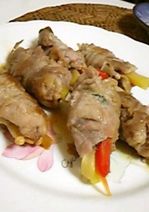 野菜いっぱい豚肉まきまき-レシピのメイン写真