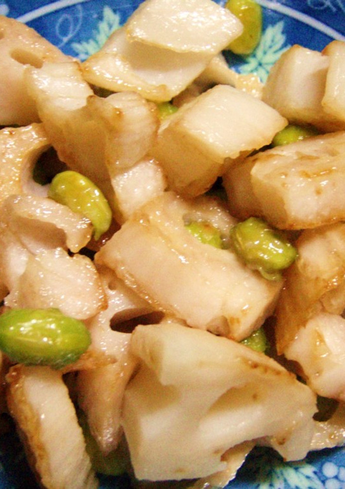 れんこんと枝豆の塩麹炒め-レシピのメイン写真