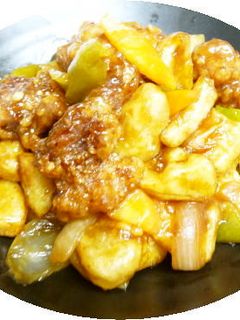 秋のほくほくれんこんで酢豚-レシピのメイン写真