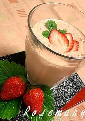 ぐーっと飲もう♪　いちご・みるく・すむーじー-レシピのメイン写真