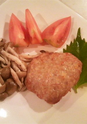 鶏ひき肉のハンバーグ☆シソでさっぱり-レシピのメイン写真