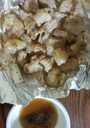 パパのおつまみにホルモン焼き-レシピのメイン写真
