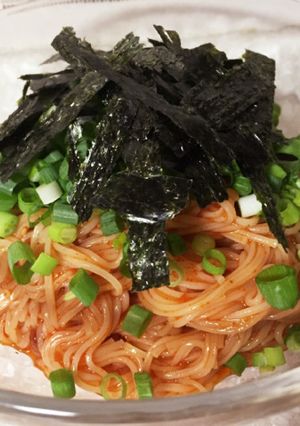 辛い！でもうまい韓国そうめんビビン麺-レシピのメイン写真