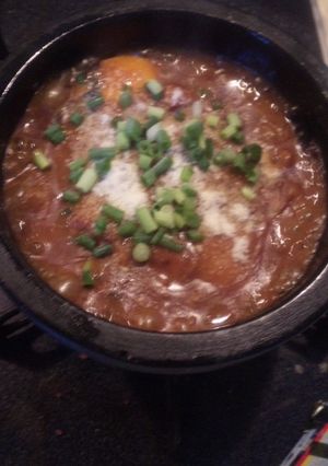 石焼鍋で焼きカレー-レシピのメイン写真