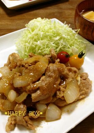 簡単＋ご飯が進む♪ゴマみそ味の生姜焼き-レシピのメイン写真
