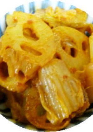 簡単あてもの キムチれんこん-レシピのメイン写真