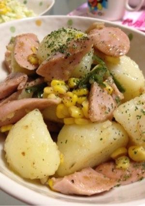 魚肉ソーセージでジャーマンポテト-レシピのメイン写真