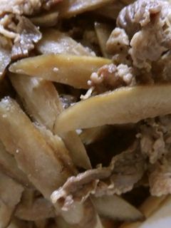 しぐれ煮(ごぼうと牛肉)-レシピのメイン写真