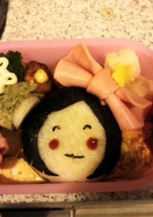 キャラ弁　女の子（記録用）-レシピのメイン写真
