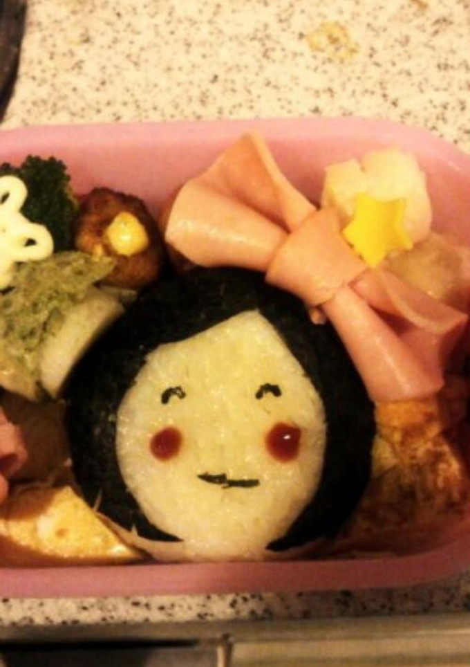 キャラ弁　女の子（記録用）-レシピのメイン写真