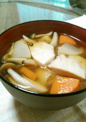 ✿カジキマグロと野菜のおつゆ✿-レシピのメイン写真