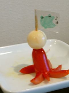 お弁当に!タコさんとうずら卵のピンチョス-レシピのメイン写真