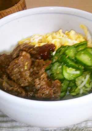 男子に大人気！ビビンバ丼-レシピのメイン写真
