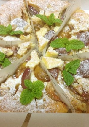 いちじくとぶどうのケーキ-レシピのメイン写真
