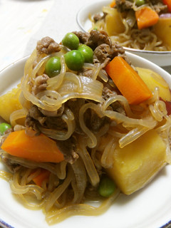 秋だから...肉さつまいもです♪-レシピのメイン写真