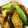 燃えるっ☆なすとしし唐の唐辛子味噌炒め