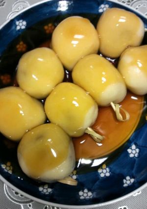 お月見みたらし団子（あんこ入り）-レシピのメイン写真