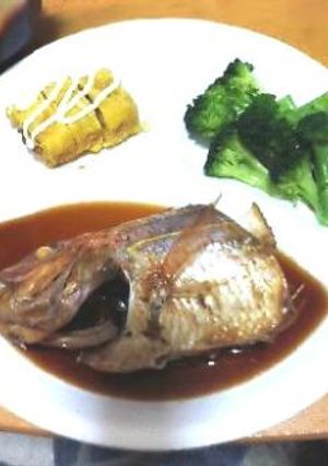 いさきの煮魚定食-レシピのメイン写真