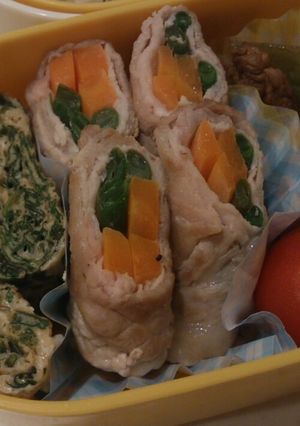 ☆野菜の肉巻き☆お弁当にぴったり！-レシピのメイン写真
