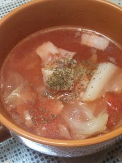 香ばしキャベツとベーコンのスープ-レシピのメイン写真