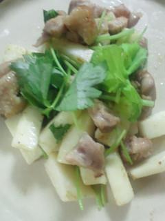 長芋・鶏肉の中華炒め-レシピのメイン写真
