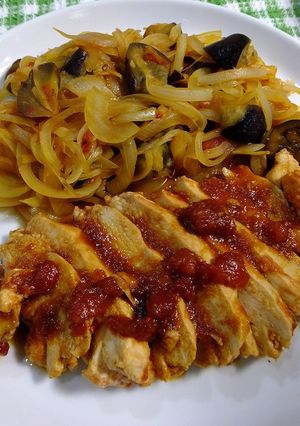 トマト鶏の生姜焼き-レシピのメイン写真