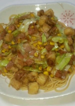 バター風味にんにく醤油パスタ-レシピのメイン写真