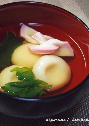 とうふ白玉のお吸い物♪-レシピのメイン写真
