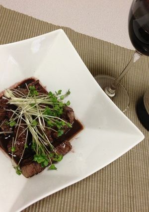 赤ワインと八丁味噌ソースヒレステーキ-レシピのメイン写真
