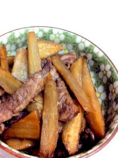 ごぼうと牛肉の炒め煮 【お弁当に】-レシピのメイン写真