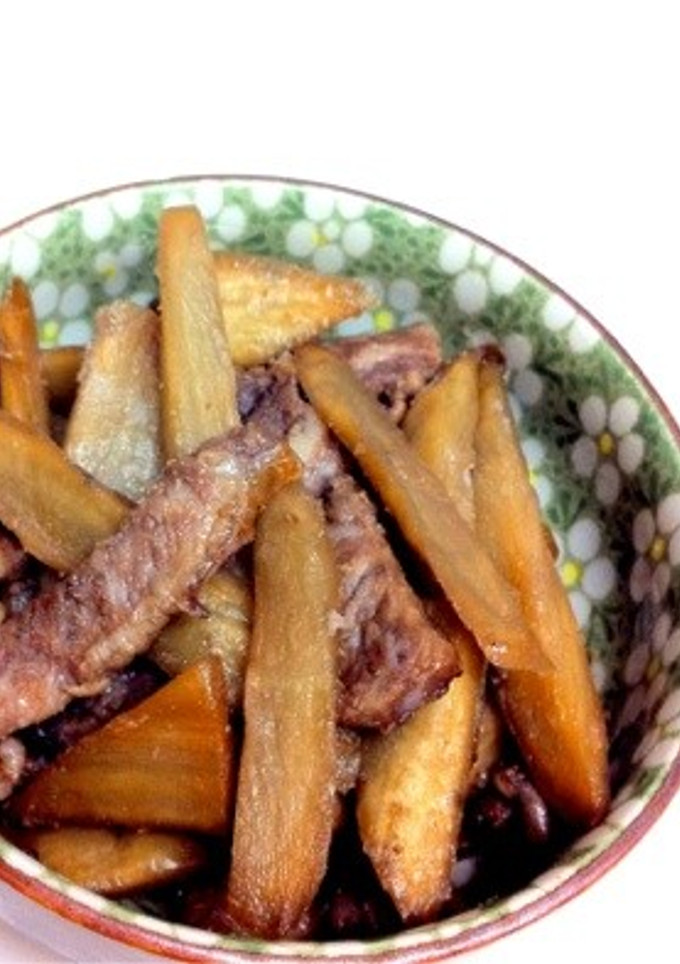 ごぼうと牛肉の炒め煮　【お弁当に】-レシピのメイン写真