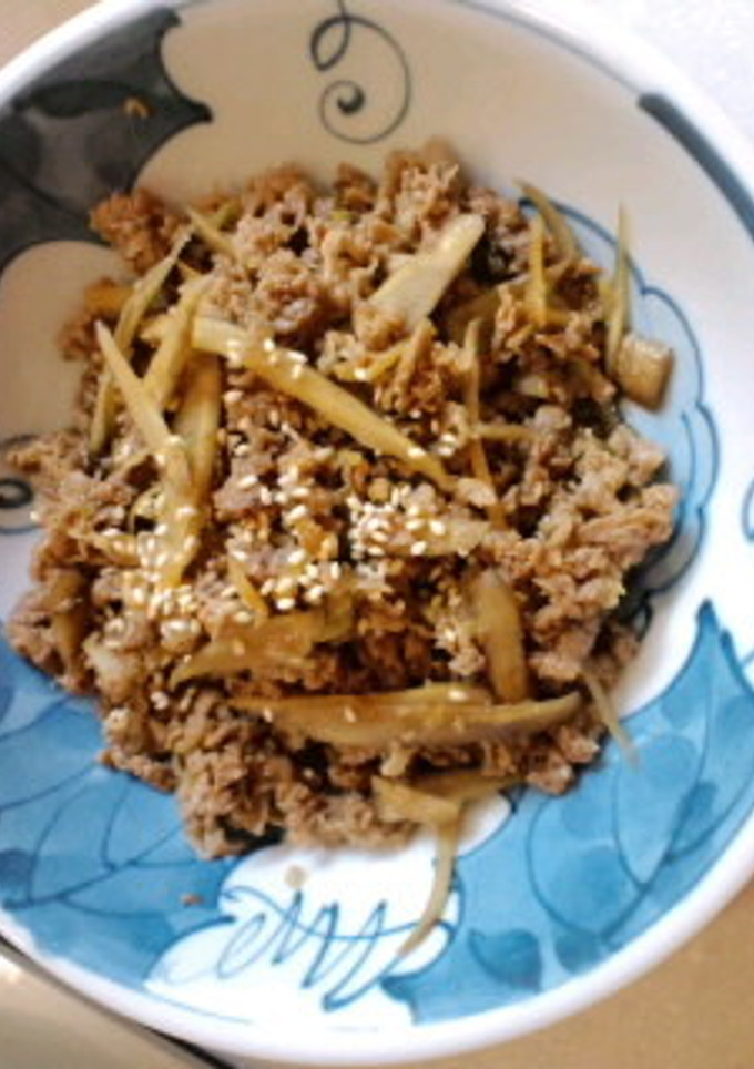 ☆牛とごぼうの佃煮風☆-レシピのメイン写真