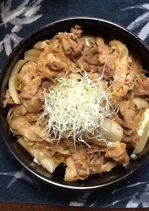 適当なガッツリ豚丼-レシピのメイン写真