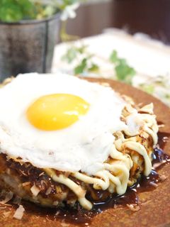 豚ばらキャベツの月見焼き☆-レシピのメイン写真